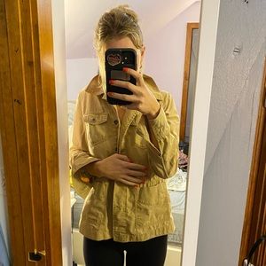 Banana Republic cream lightweight jacket